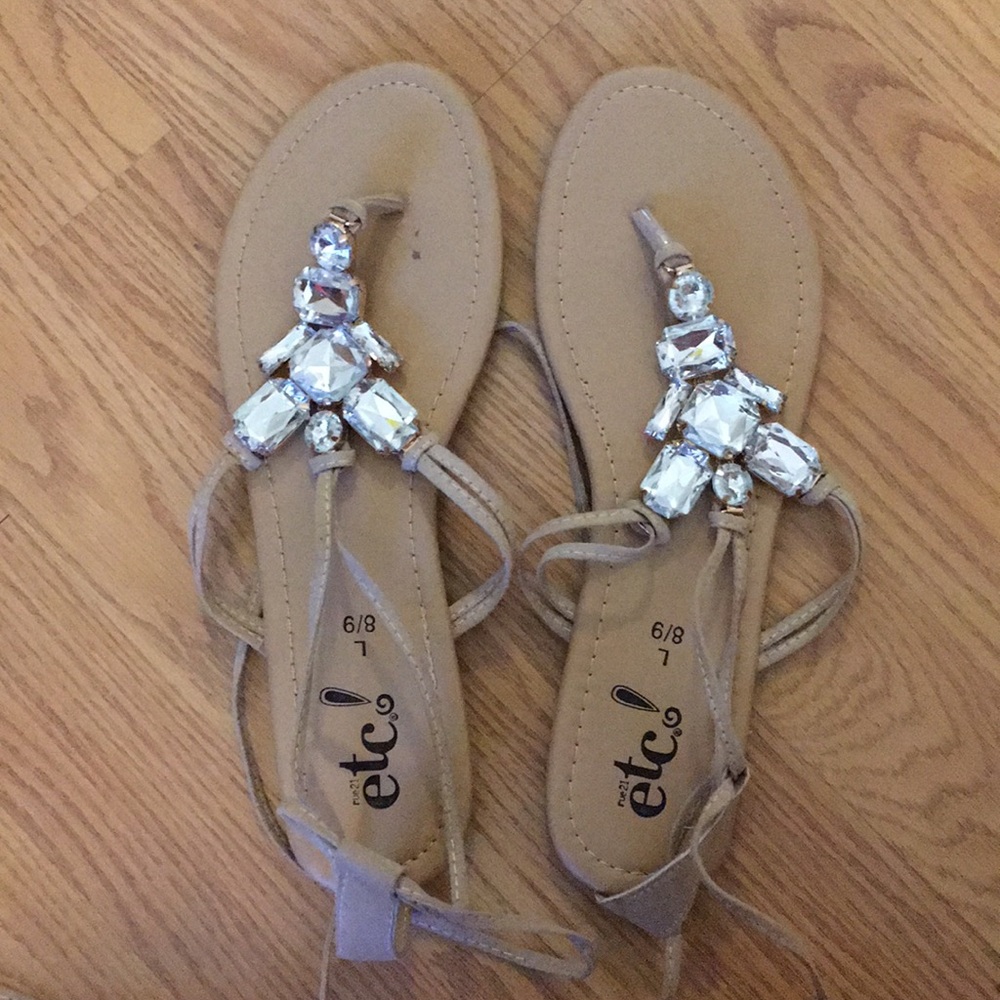 Lace up sandals